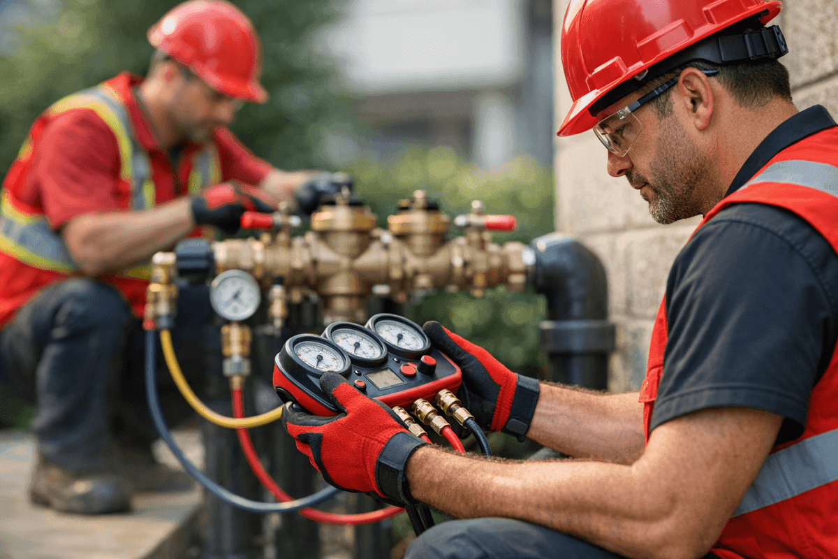 Backflow Prevention Testing service by South Hills Plumber