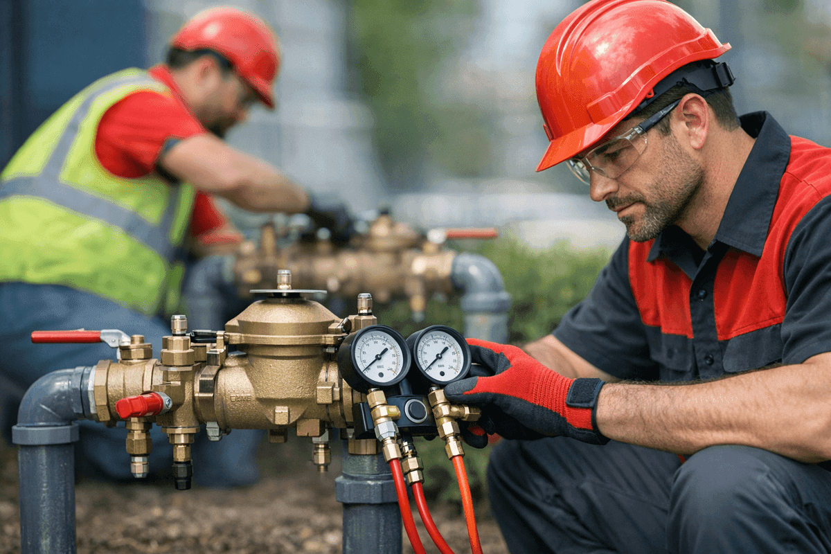 Backflow Prevention service by South Hills Plumber