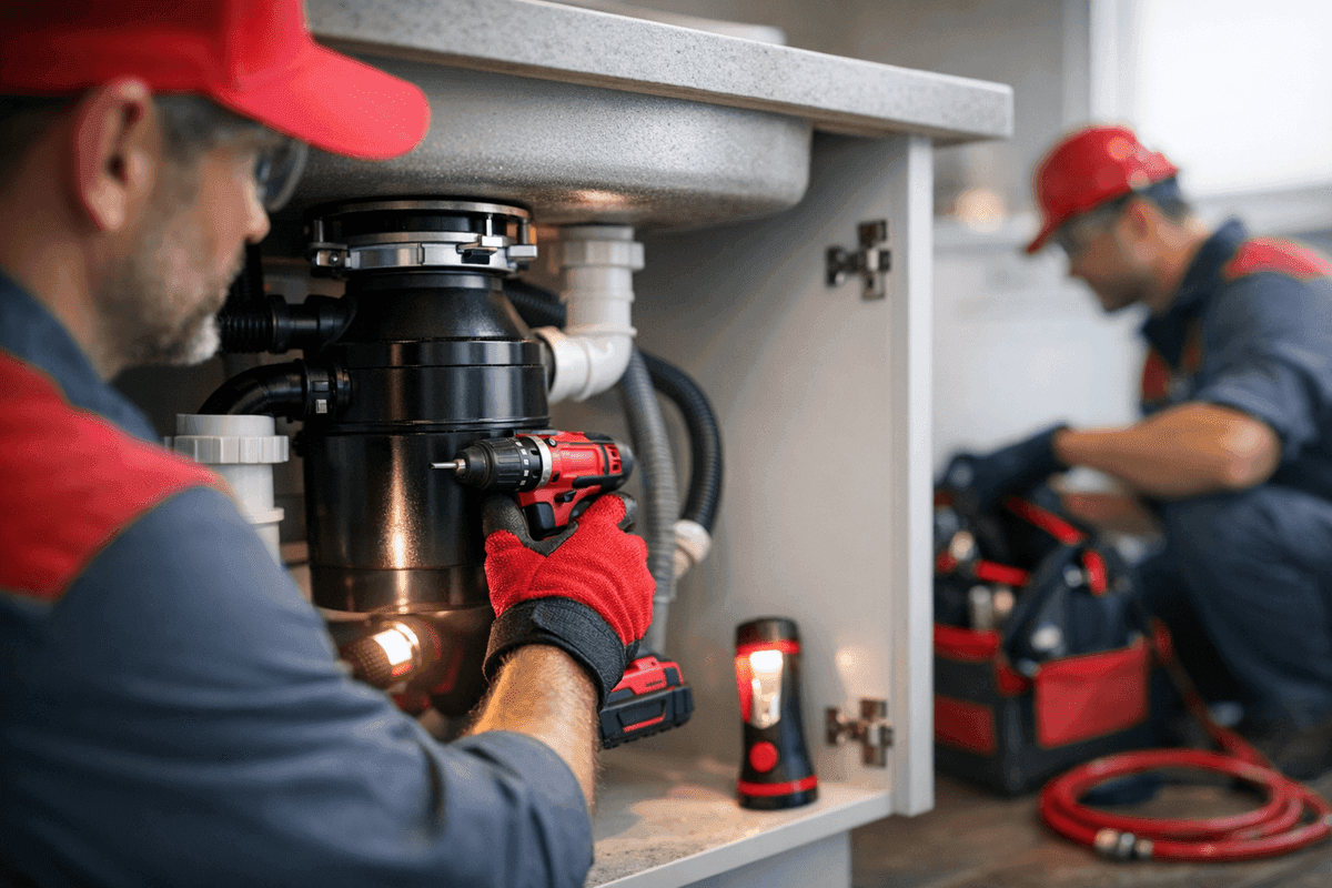 Garbage Disposal Repair service by South Hills Plumber