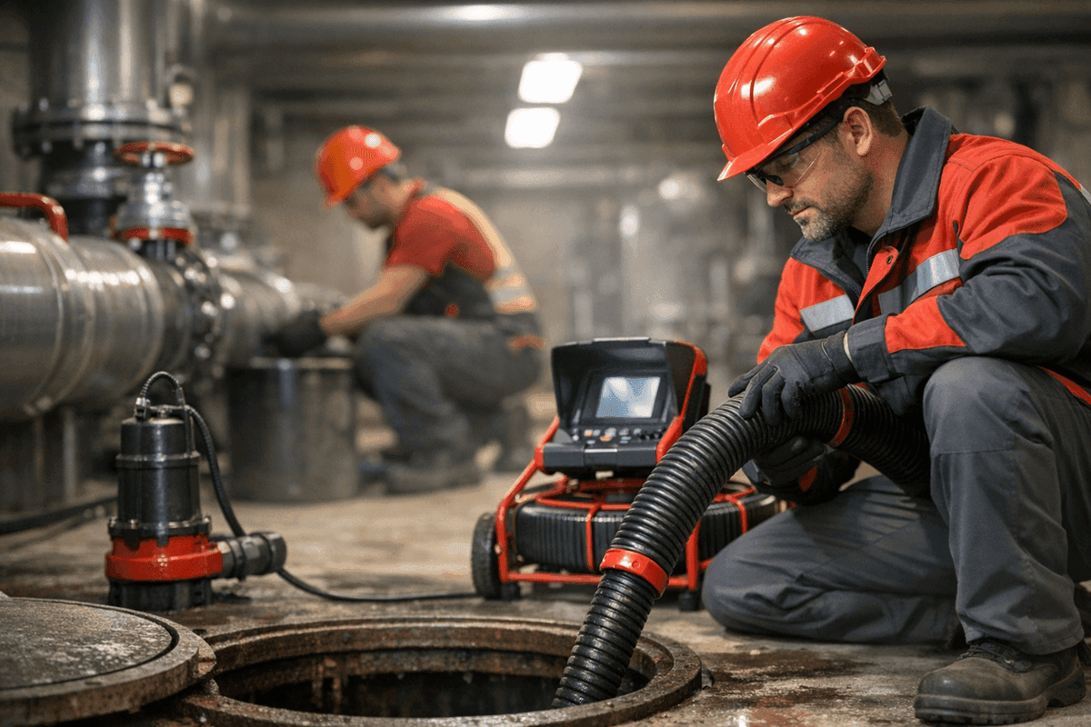 Industrial Sewer Systems service by South Hills Plumber