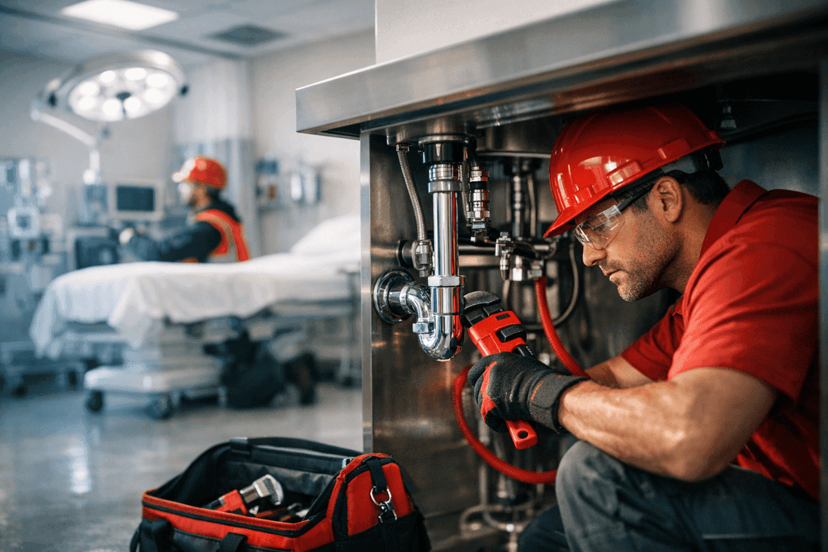 Medical Facility Plumbing service by South Hills Plumber