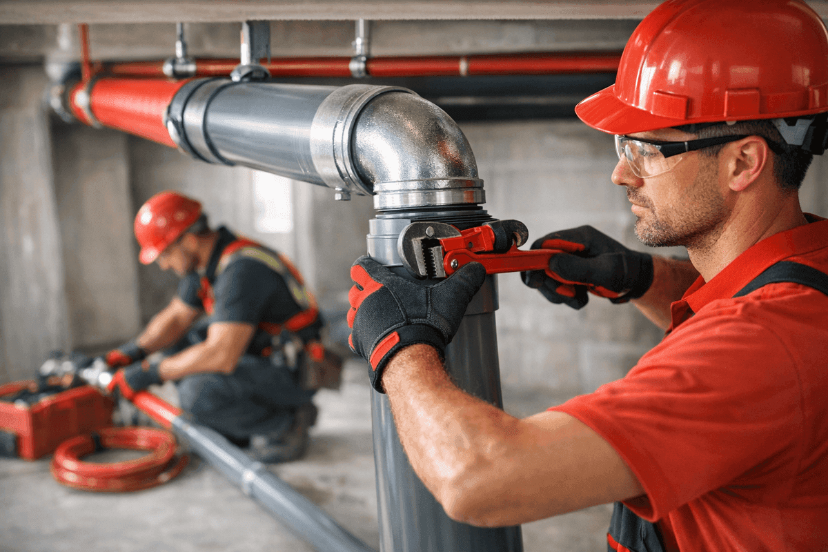 Pipe Installation service by South Hills Plumber