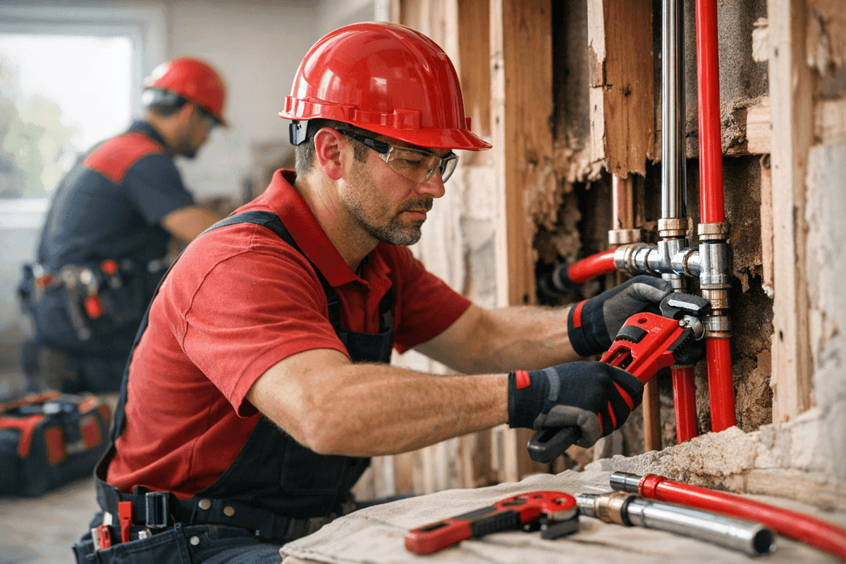 Repiping service by South Hills Plumber