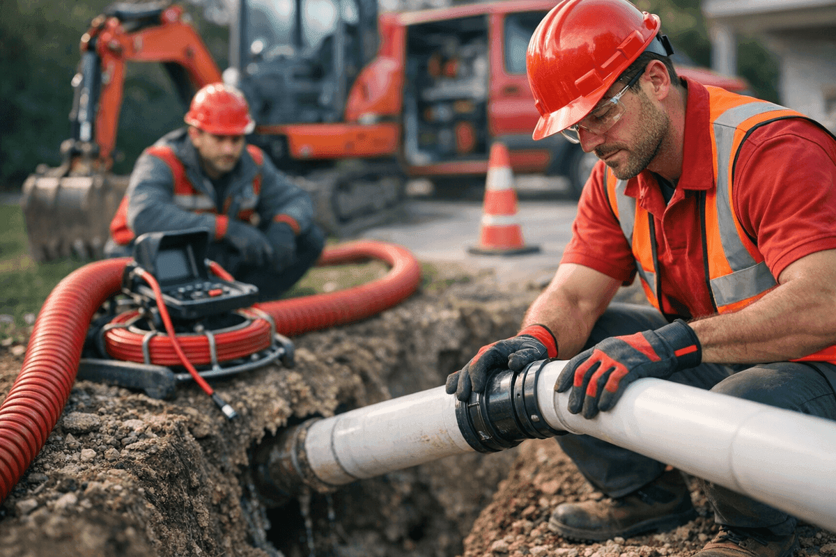 Sewer Line Repair service by South Hills Plumber