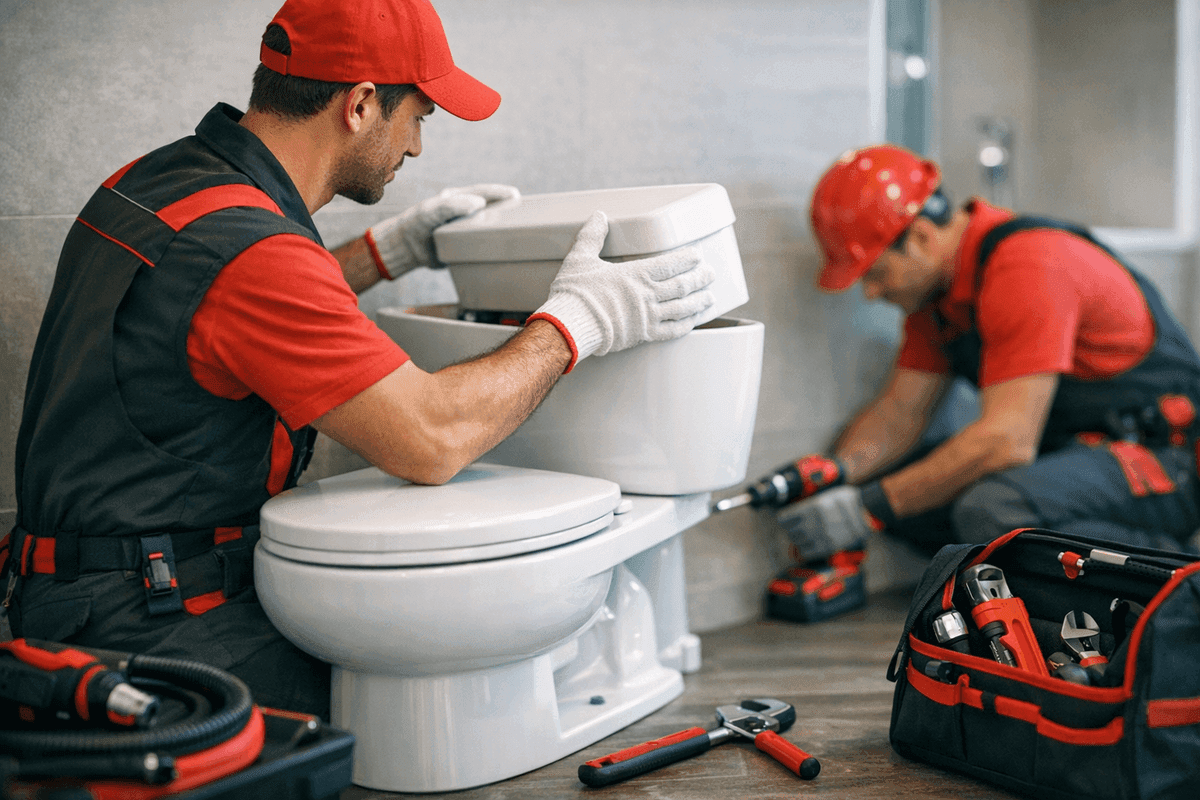 Toilet Repair service by South Hills Plumber